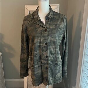 Lucky Brand camo jacket, size M.